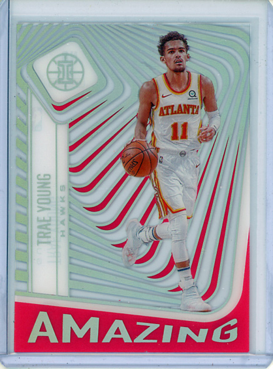 Trae Young 2020-21 Illusions, Amazing #17 Pink