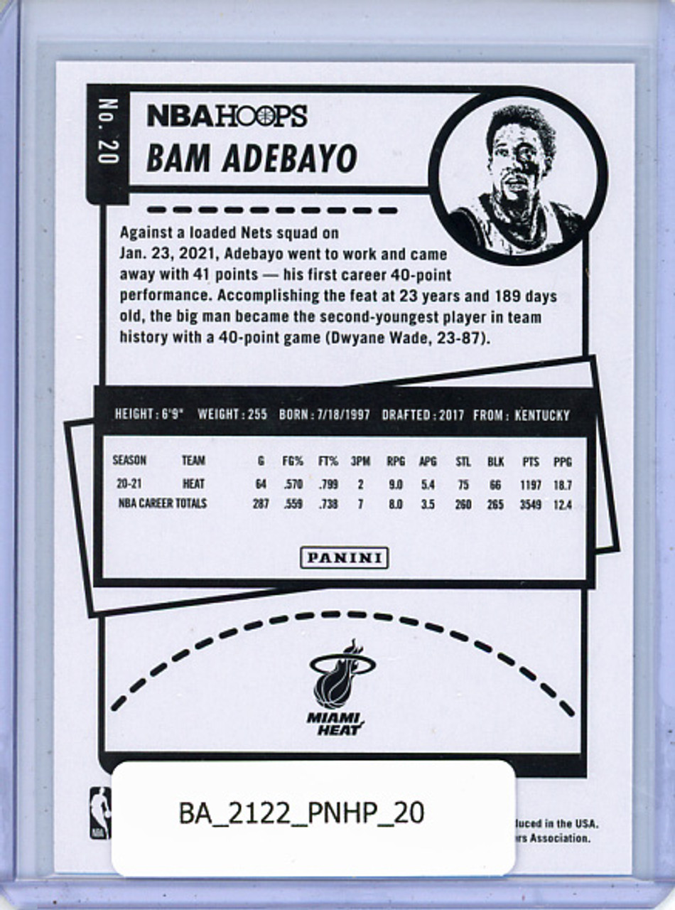 Bam Adebayo 2021-22 Hoops #20
