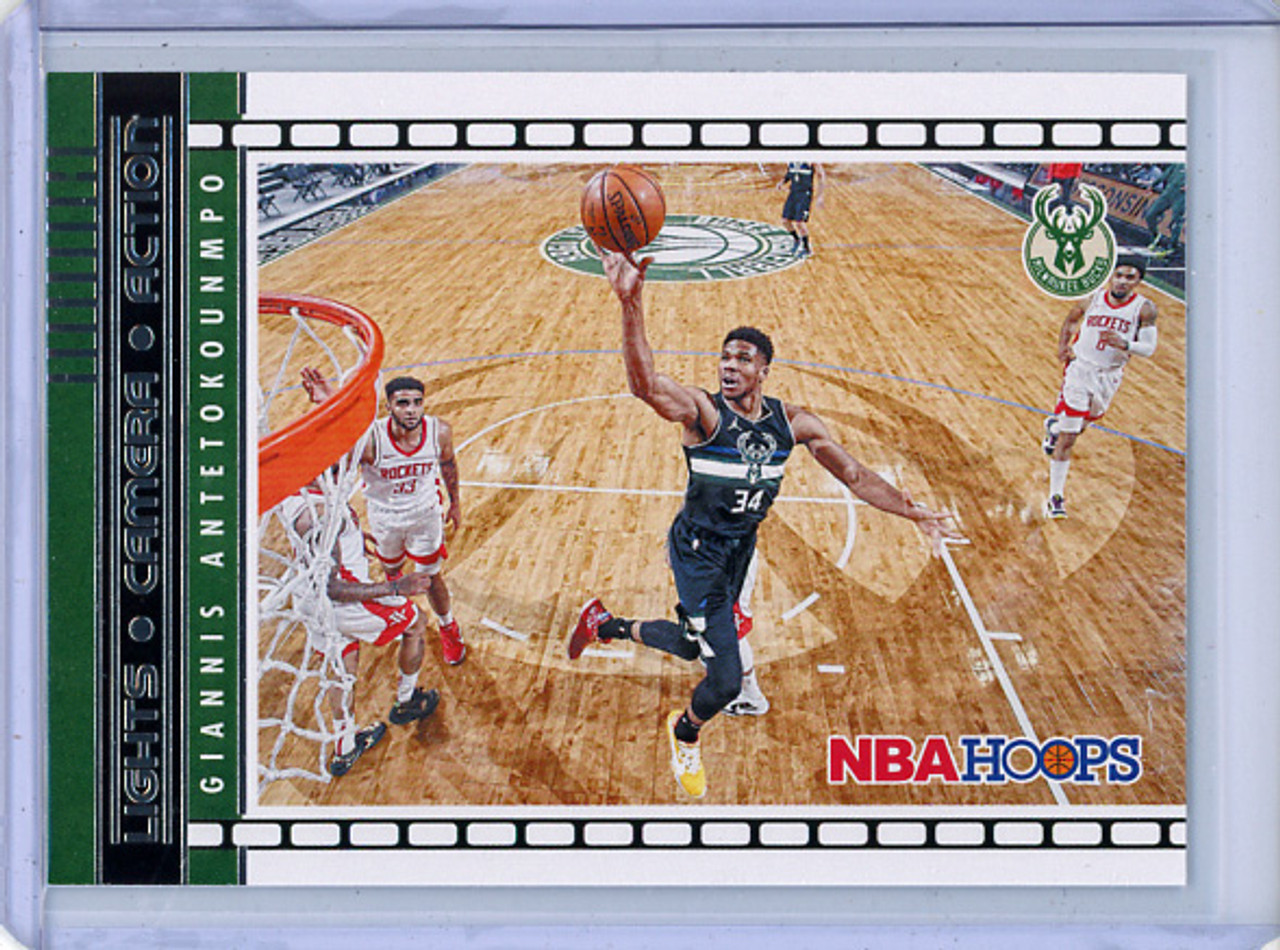 Giannis Antetokounmpo 2021-22 Hoops, Lights Camera Action #15