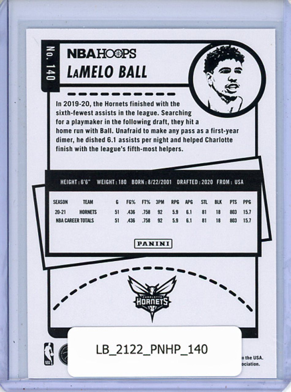 LaMelo Ball 2021-22 Hoops #140