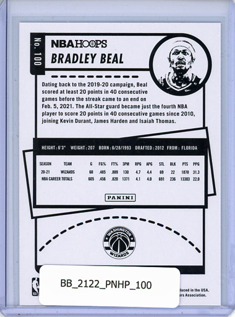 Bradley Beal 2021-22 Hoops #100