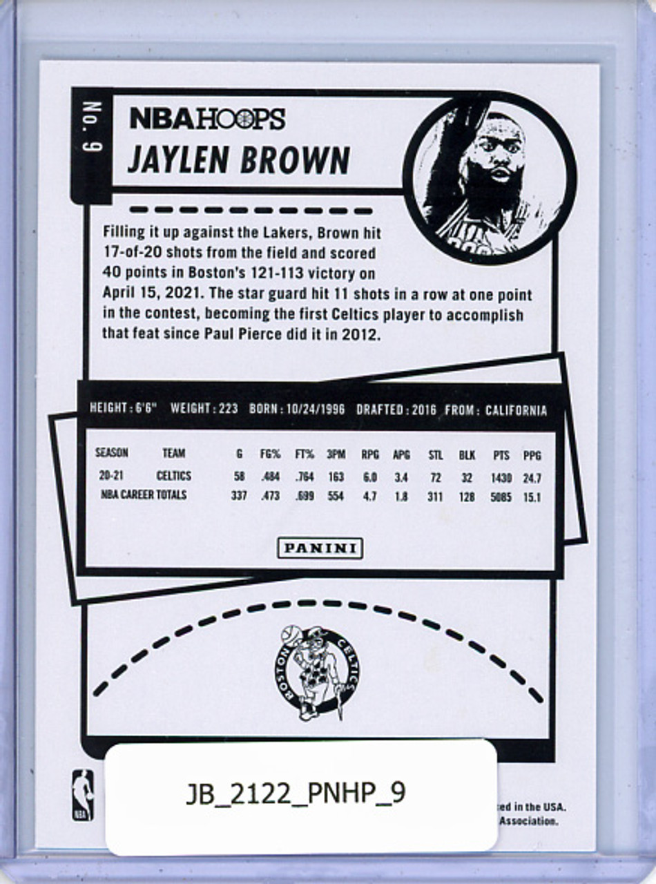 Jaylen Brown 2021-22 Hoops #9