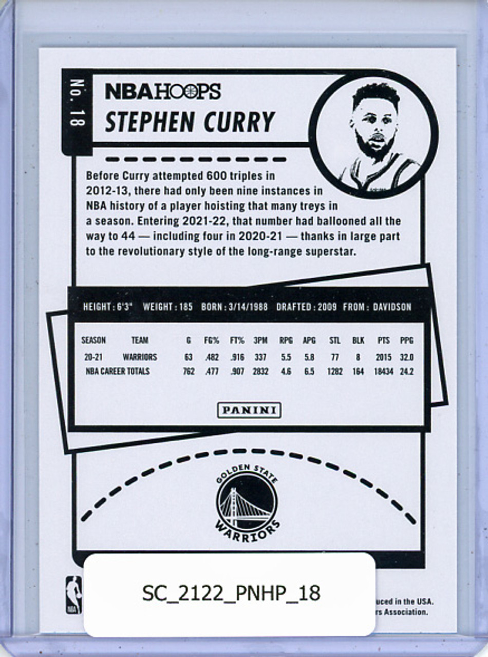 Stephen Curry 2021-22 Hoops #18