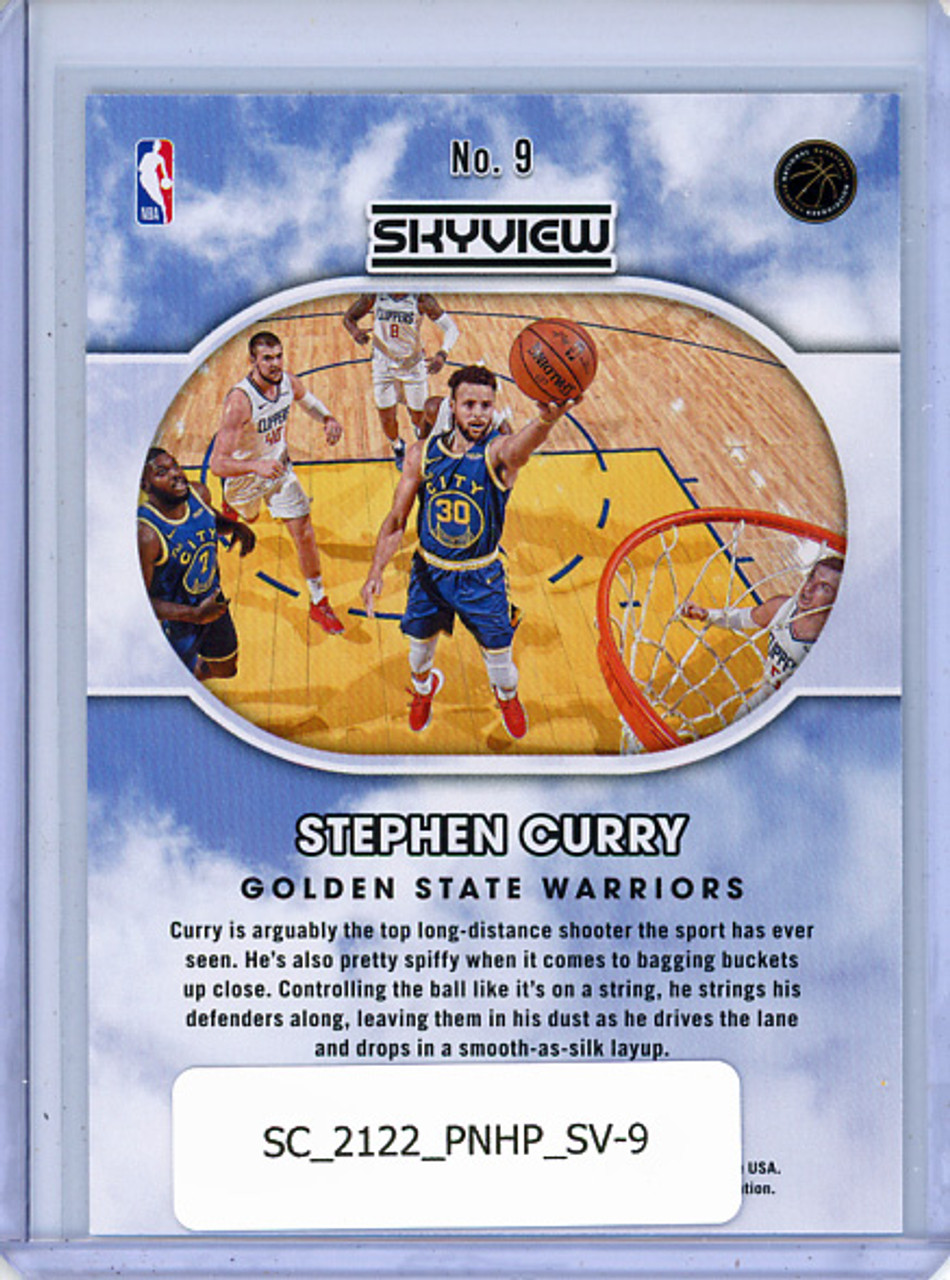 Stephen Curry 2021-22 Hoops, Skyview #9