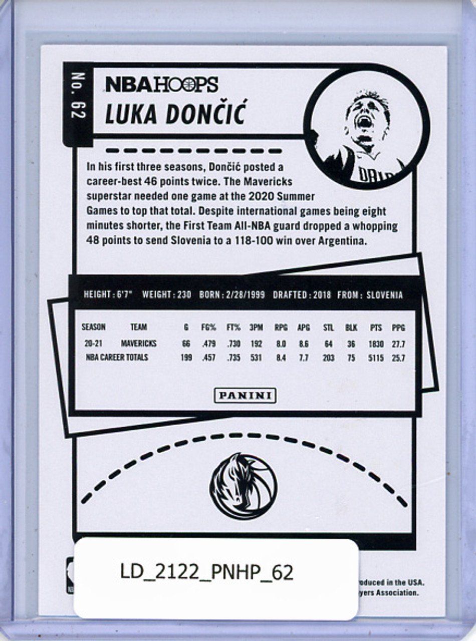 Luka Doncic 2021-22 Hoops #62