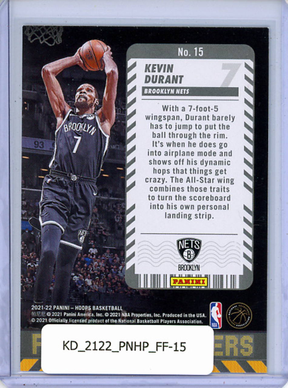 Kevin Durant 2021-22 Hoops, Frequent Flyers #15