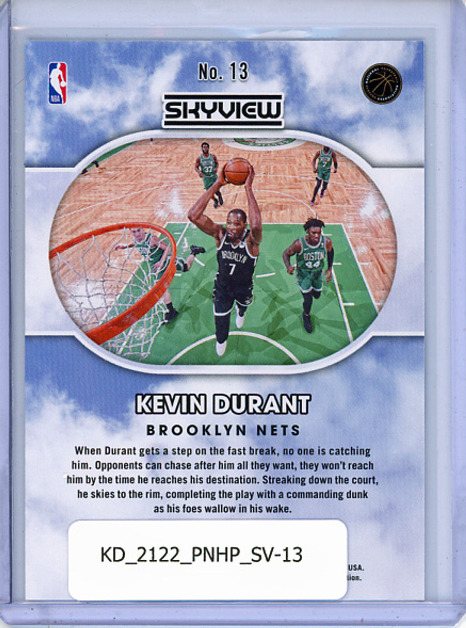 Kevin Durant 2021-22 Hoops, Skyview #13