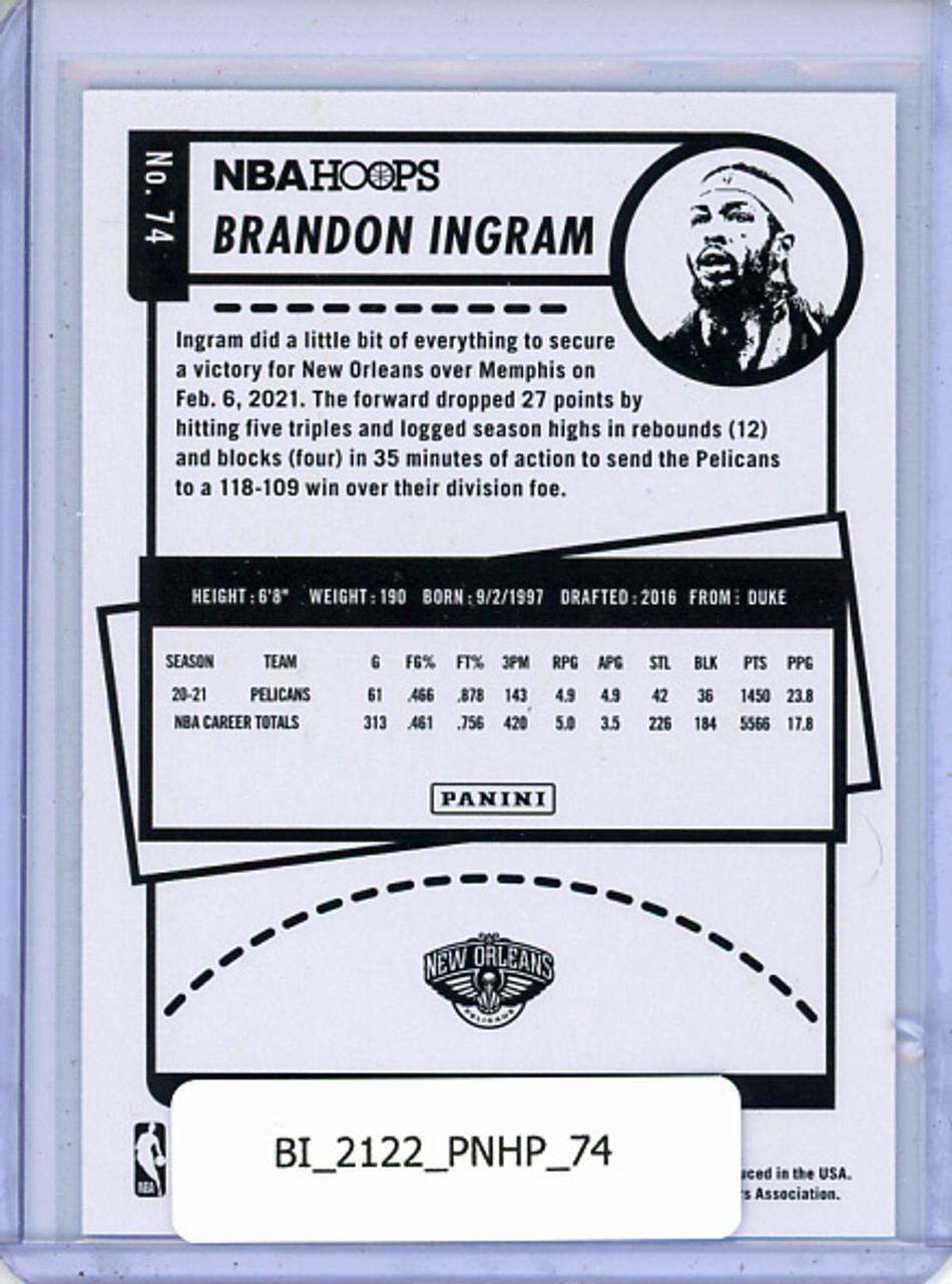 Brandon Ingram 2021-22 Hoops #74