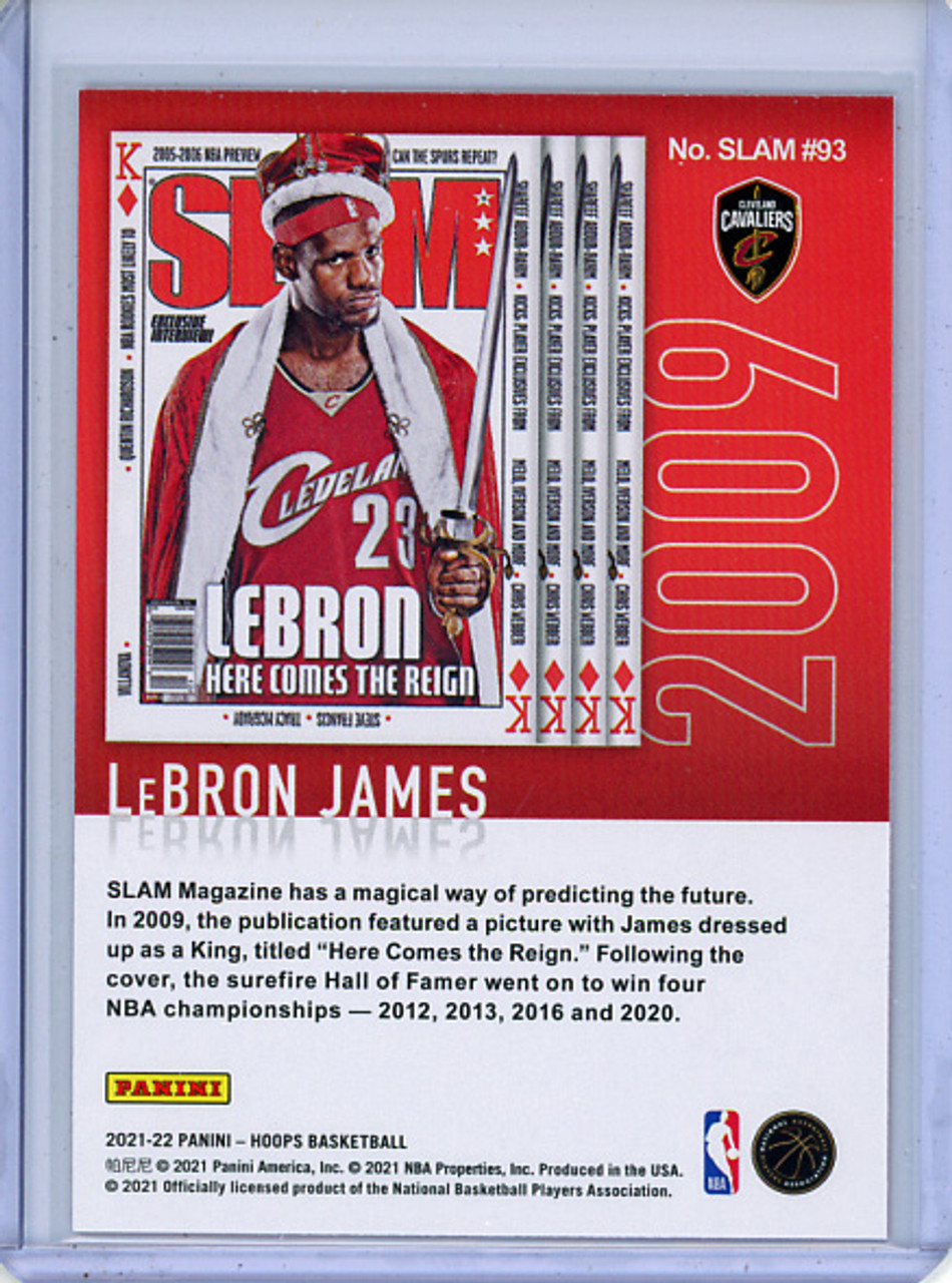 LeBron James 2021-22 Hoops, SLAM #93 (1)