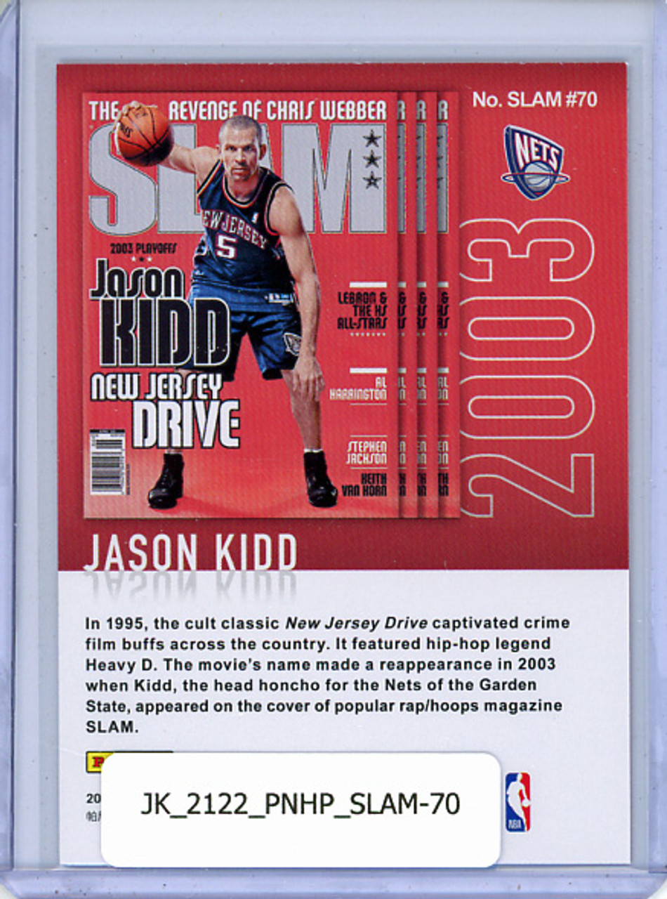 Jason Kidd 2021-22 Hoops, SLAM #70