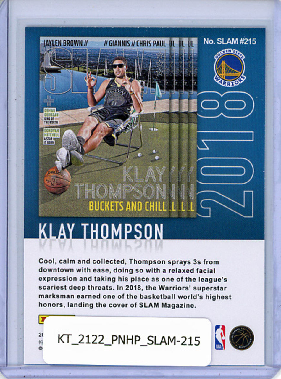 Klay Thompson 2021-22 Hoops, SLAM #215