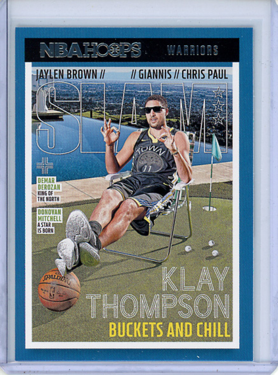 Klay Thompson 2021-22 Hoops, SLAM #215