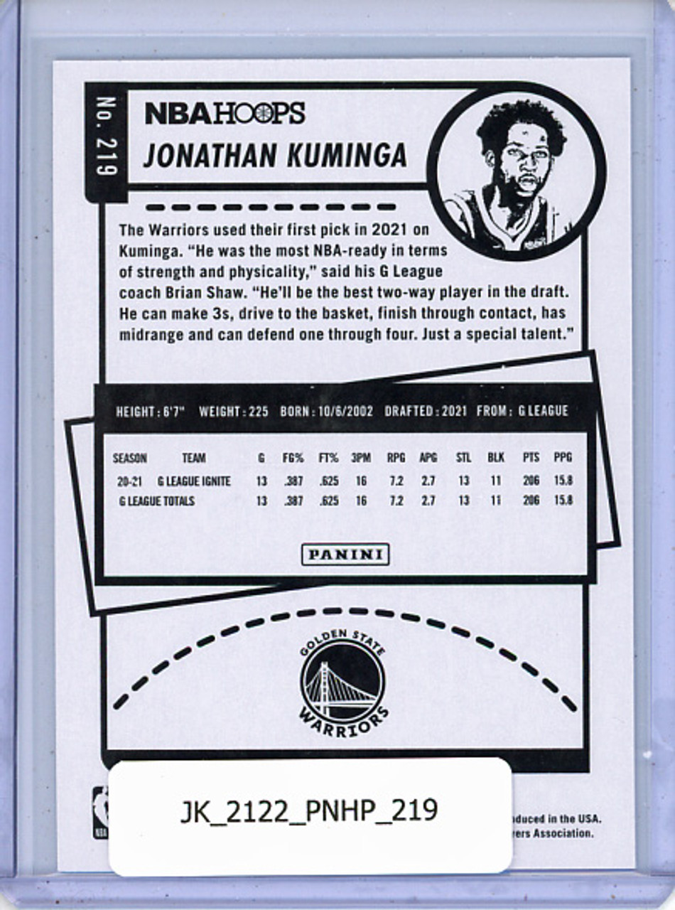 Jonathan Kuminga 2021-22 Hoops #219
