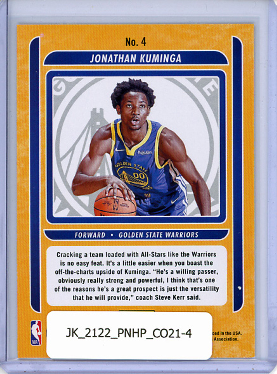 Jonathan Kuminga 2021-22 Hoops, Class of 2021 #4