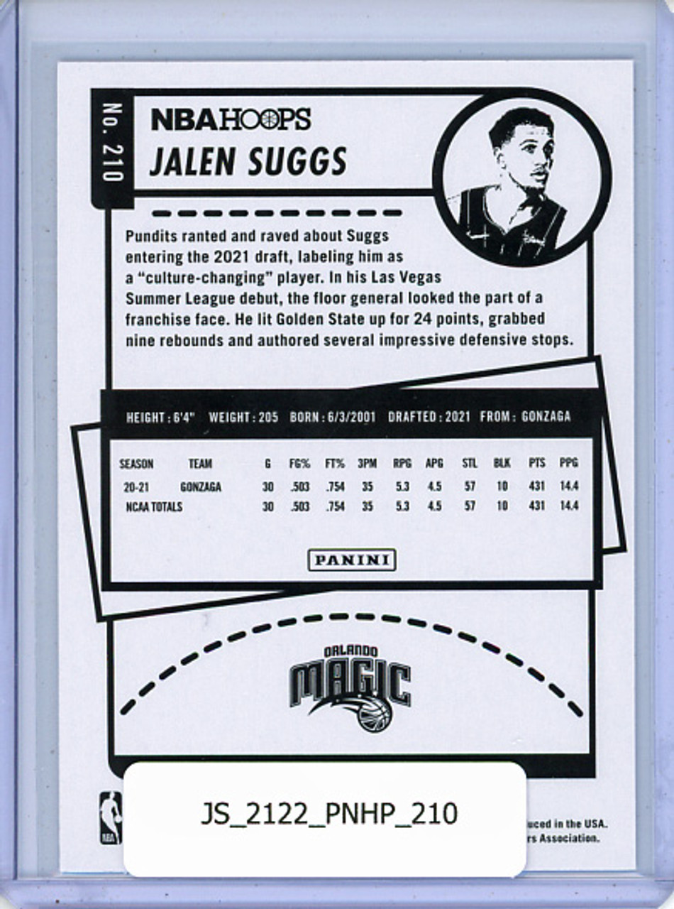 Jalen Suggs 2021-22 Hoops #210