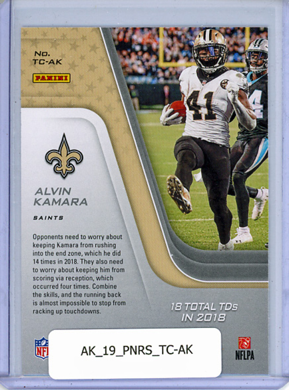 Alvin Kamara 2019 Rookies & Stars, Touchdown Club #TC-AK