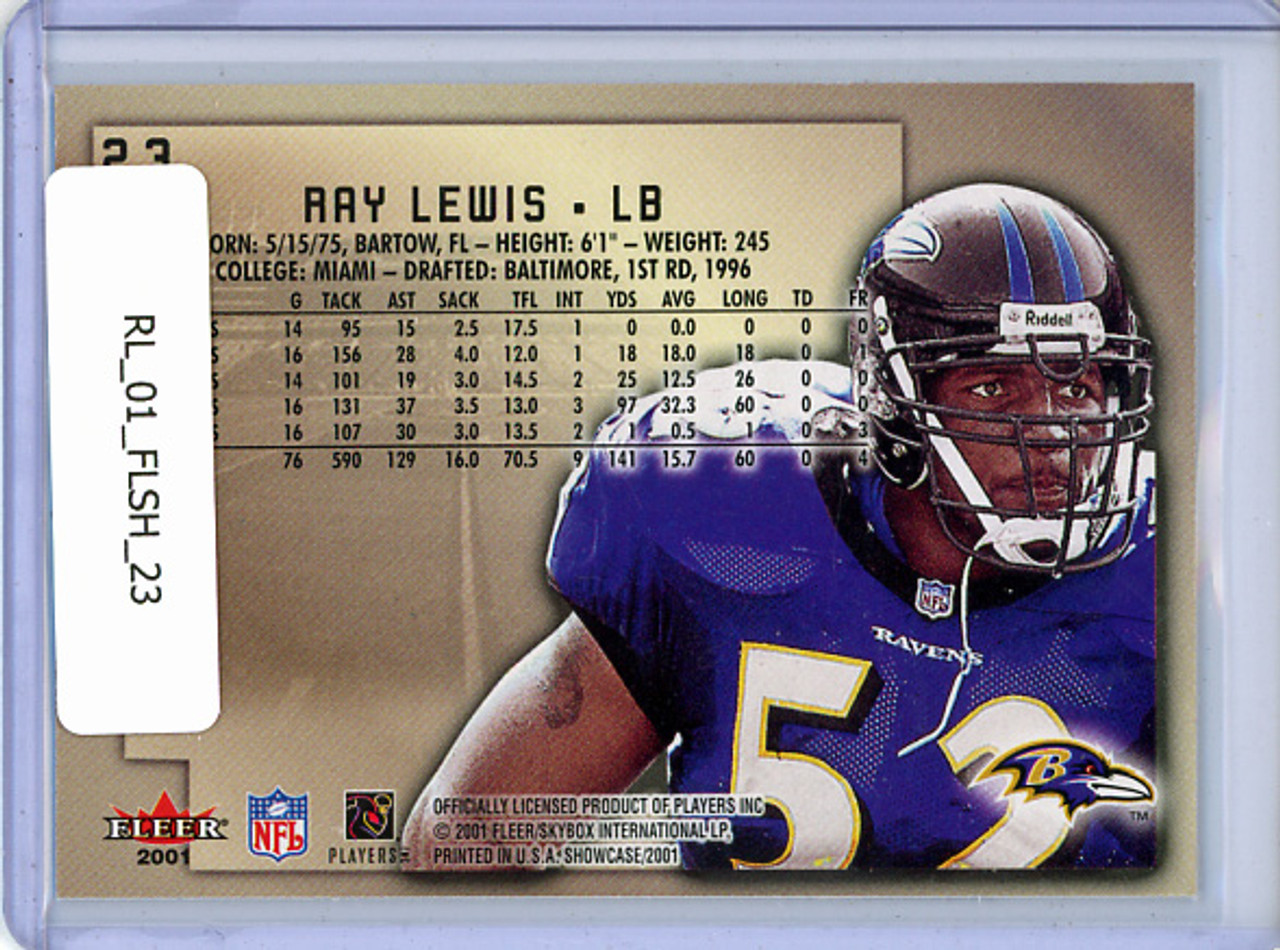 Ray Lewis 2001 Showcase #23