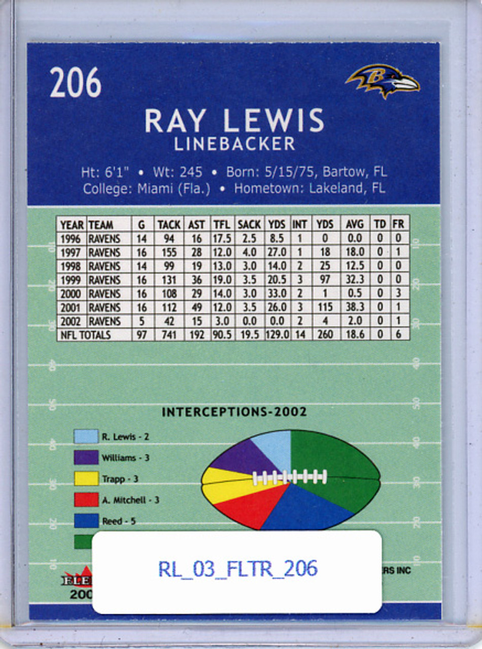 Ray Lewis 2003 Tradition #206