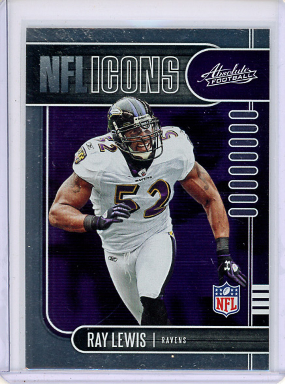 Ray Lewis 2019 Absolute, NFL Icons #11