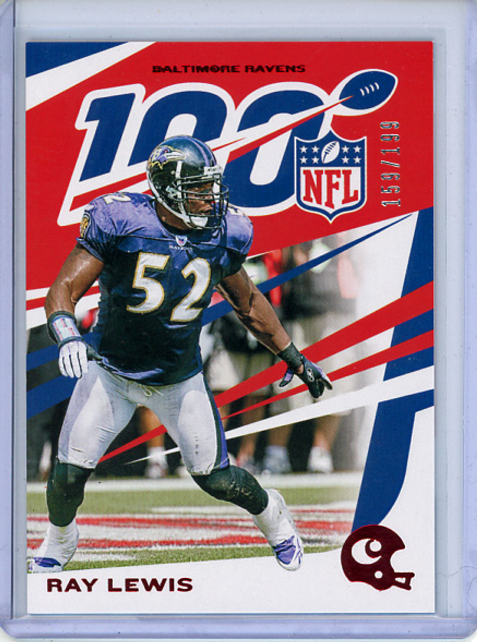 Ray Lewis 2019 Chronicles #8 Red (#159/199)