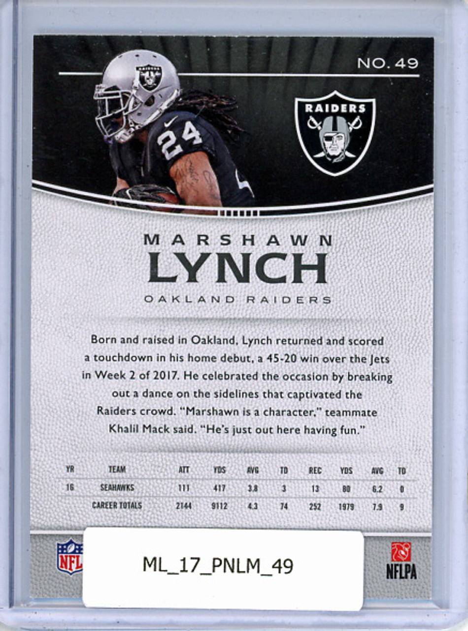 Marshawn Lynch 2017 Limited #49