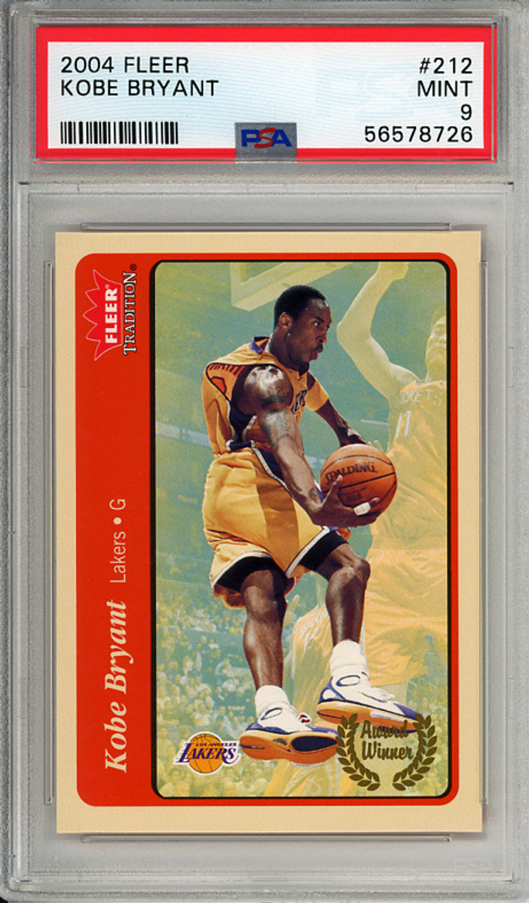 Kobe Bryant 2004-05 Tradition #212 Award Winner PSA 9 Mint (#56578726)