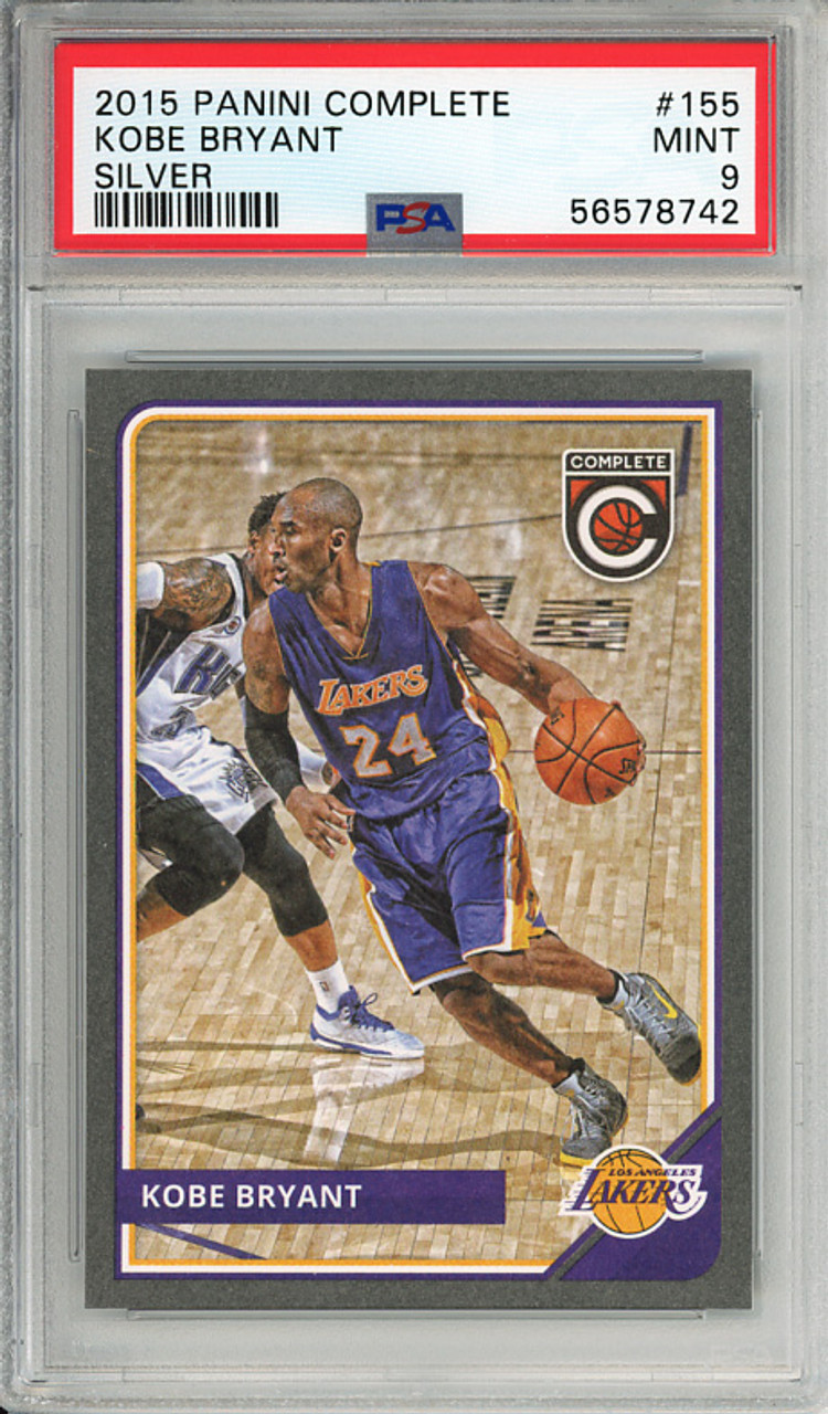 Kobe Bryant 2015-16 Complete #155 Silver PSA 9 Mint (#56578742)