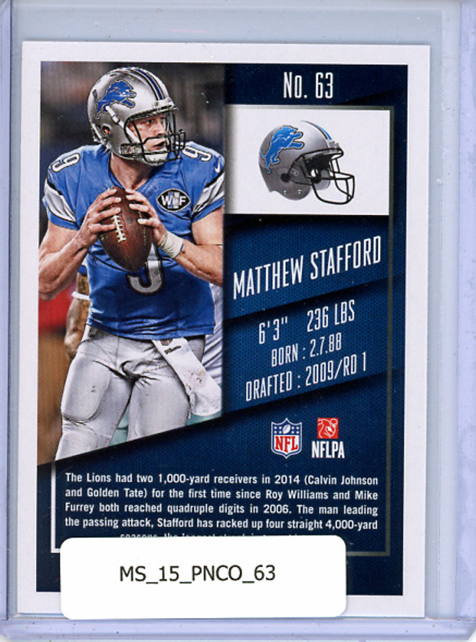 Matthew Stafford 2015 Contenders #63