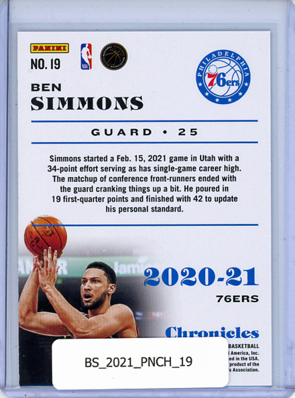 Ben Simmons 2020-21 Chronicles #19