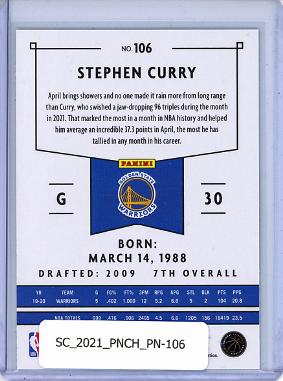 Stephen Curry 2020-21 Chronicles, Panini #106