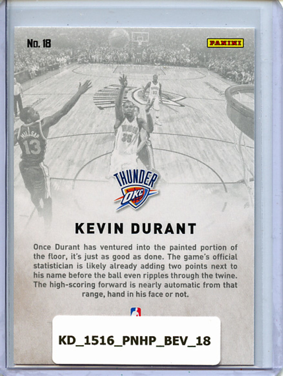Kevin Durant 2015-16 Hoops, Bird's Eye View #18