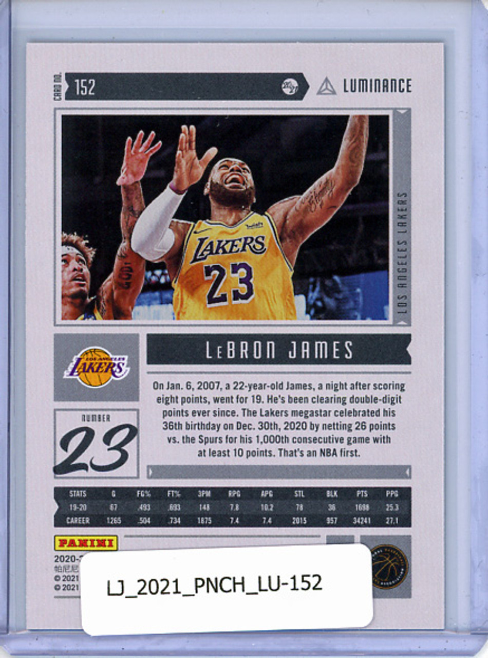 LeBron James 2020-21 Chronicles, Luminance #152