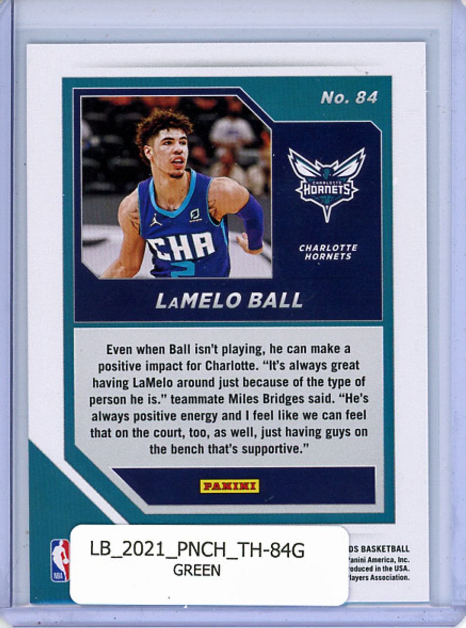 LaMelo Ball 2020-21 Chronicles, Threads #84 Green