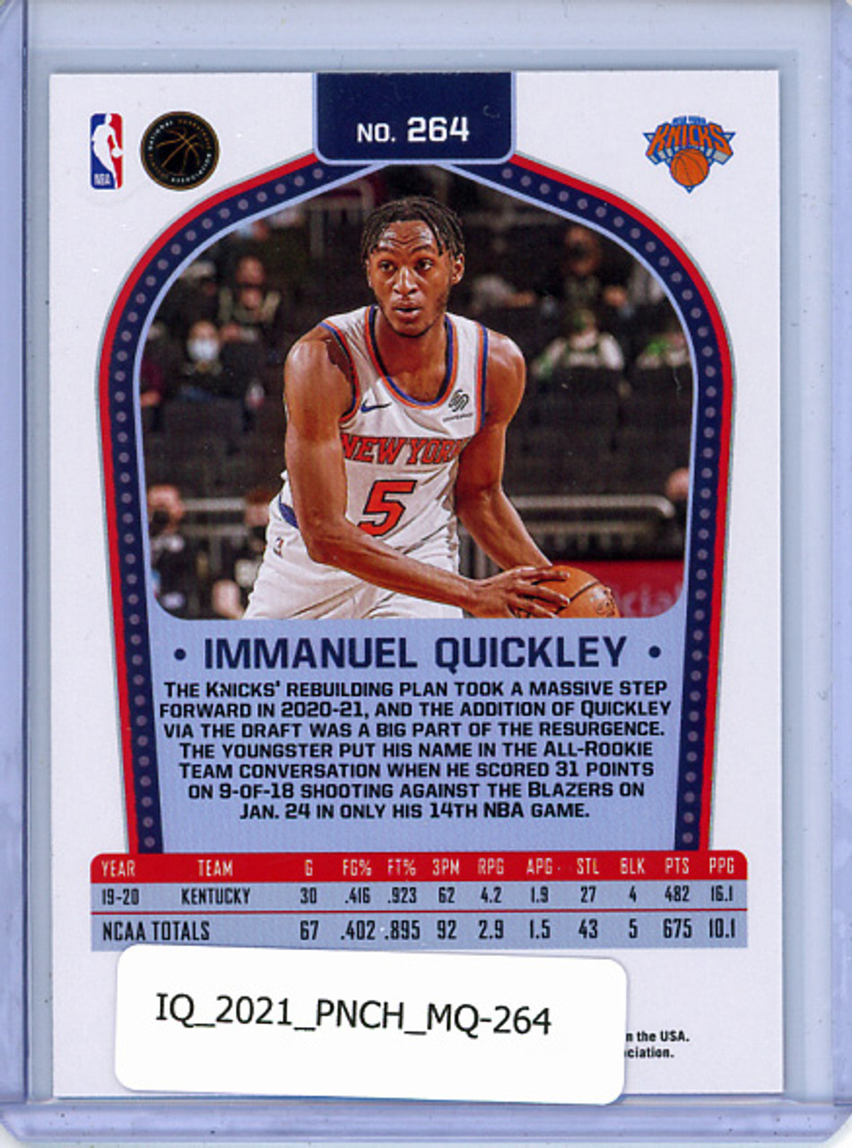 Immanuel Quickley 2020-21 Chronicles, Marquee #264