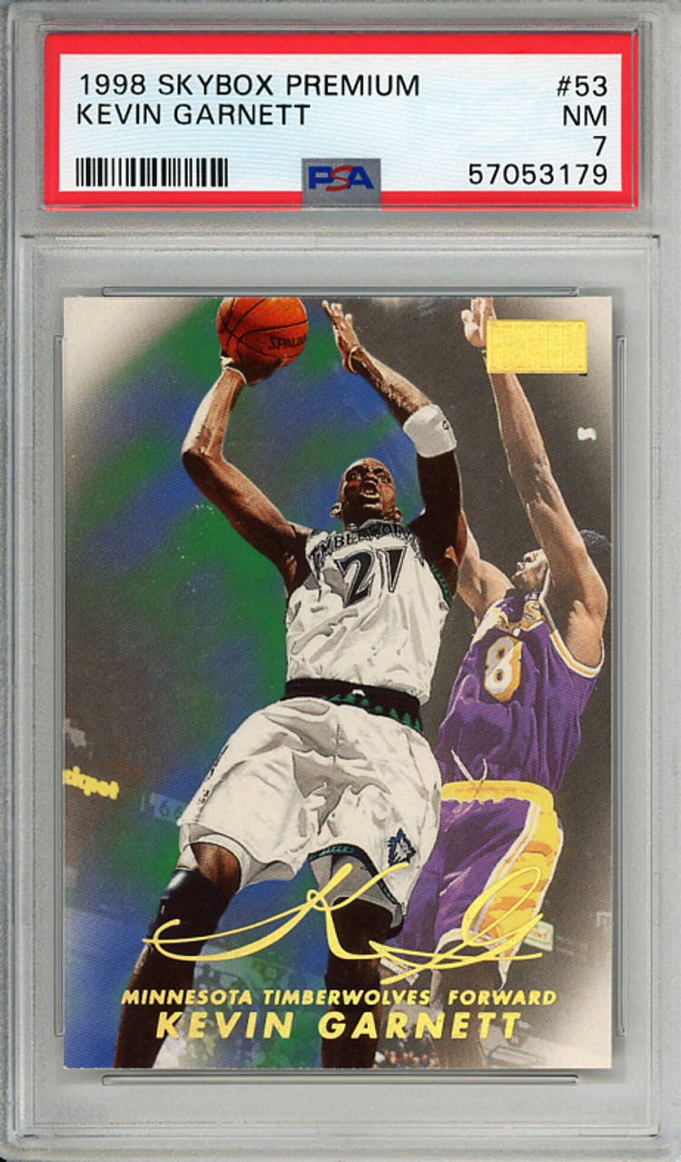 Kevin Garnett 1998-99 Skybox Premium #53 PSA 7 Near Mint (#57053179)