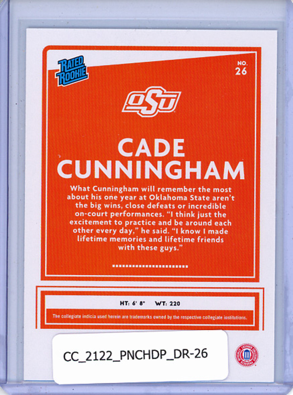 Cade Cunningham 2021-22 Chronicles Draft Picks, Donruss #26