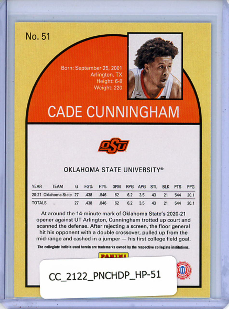 Cade Cunningham 2021-22 Chronicles Draft Picks, Hoops Retro #51