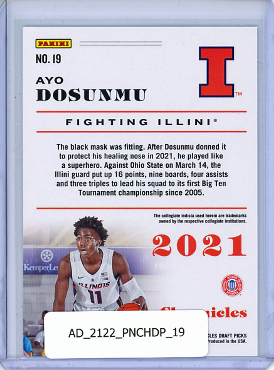 Ayo Dosunmu 2021-22 Chronicles Draft Picks #19