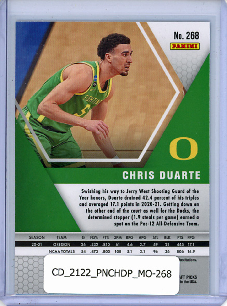 Chris Duarte 2021-22 Chronicles Draft Picks, Mosaic #268