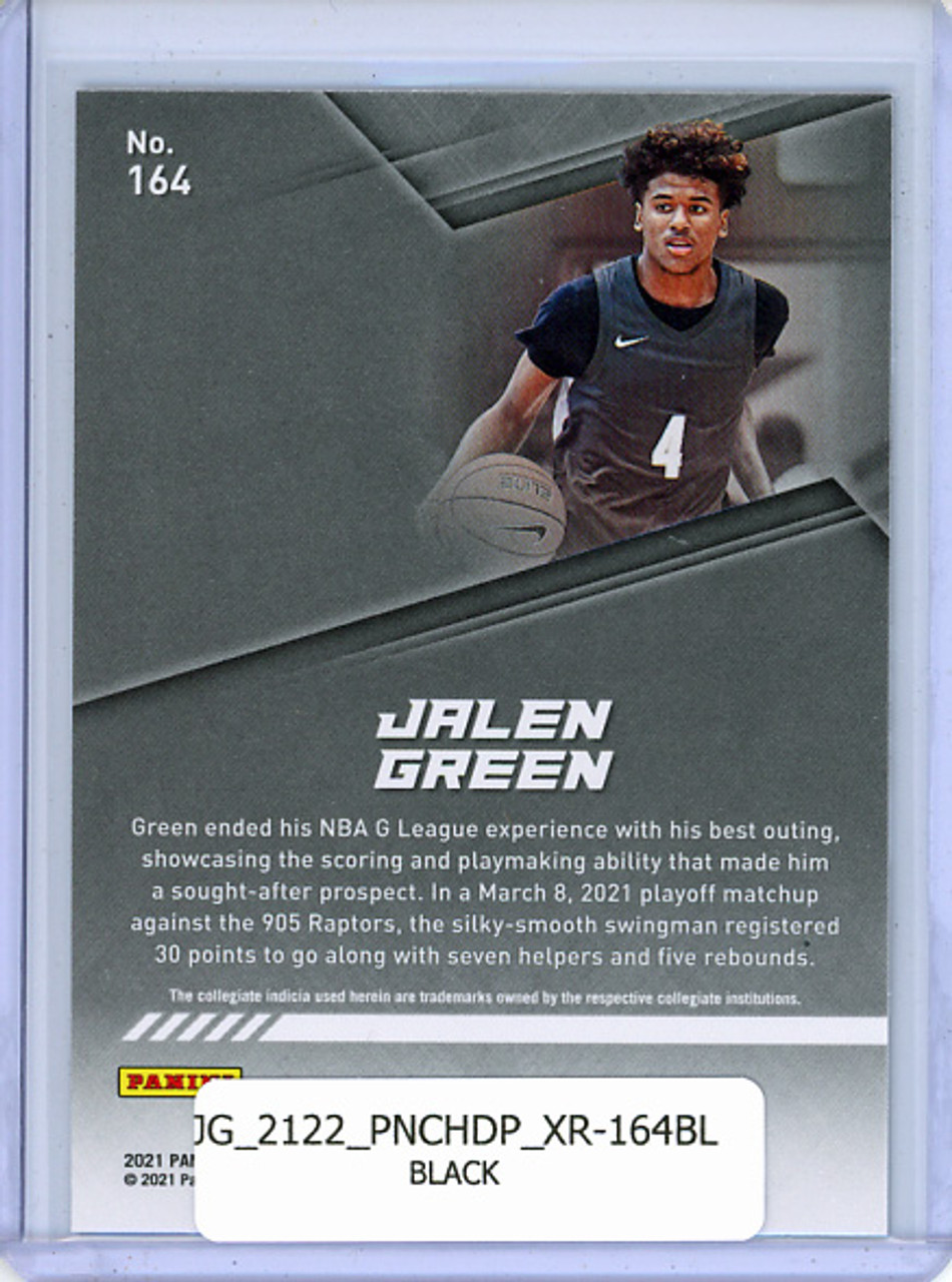 Jalen Green 2021-22 Chronicles Draft Picks, XR #164 Black