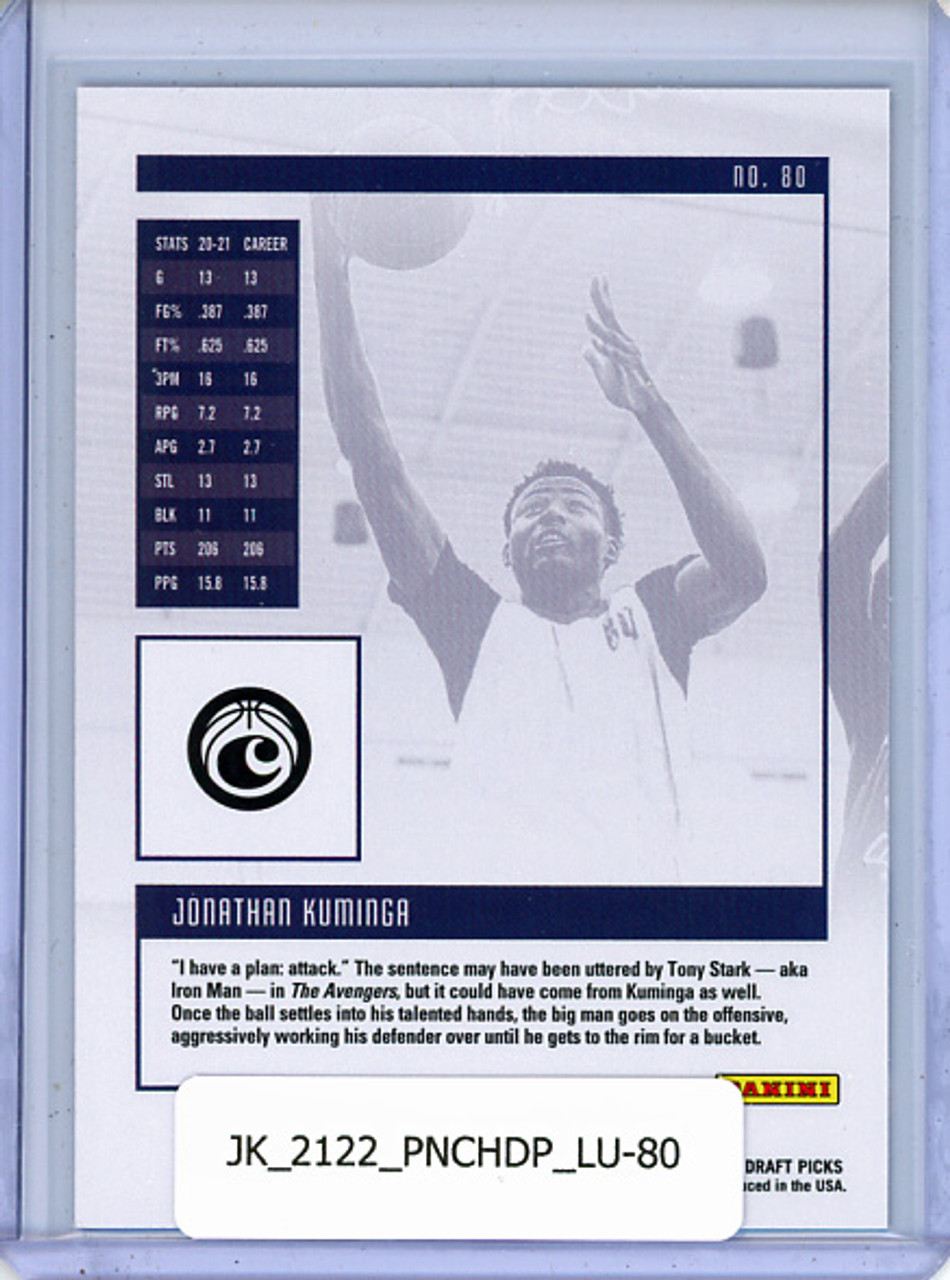 Jonathan Kuminga 2021-22 Chronicles Draft Picks, Luminance #80