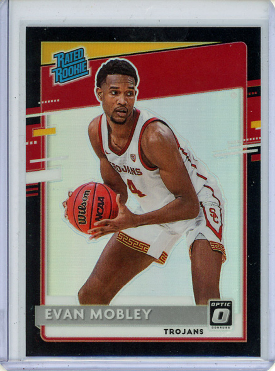 Evan Mobley 2021-22 Chronicles Draft Picks, Donruss Optic #202 Black (1)