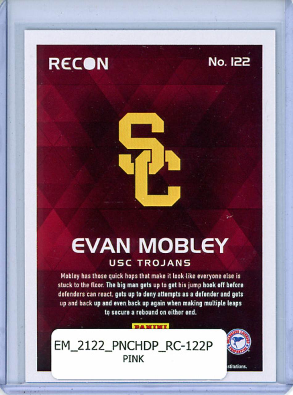 Evan Mobley 2021-22 Chronicles Draft Picks, Recon #122 Pink