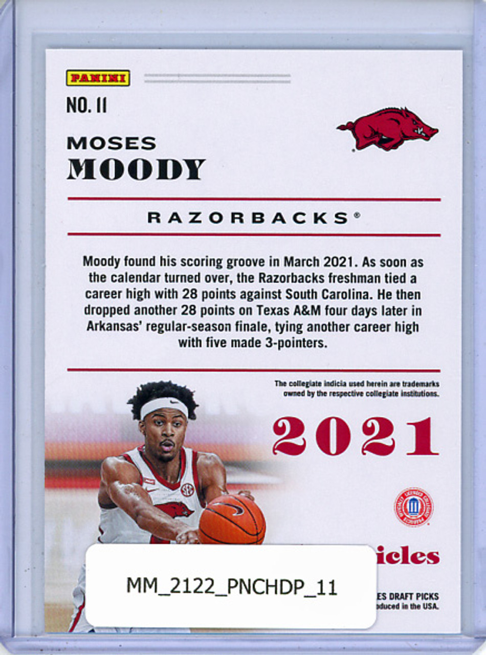 Moses Moody 2021-22 Chronicles Draft Picks #11