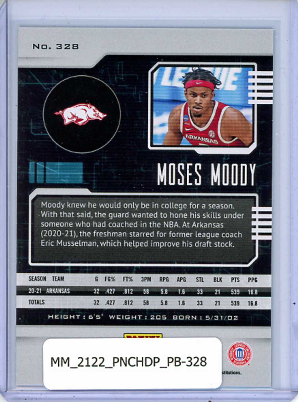 Moses Moody 2021-22 Chronicles Draft Picks, Playbook #328