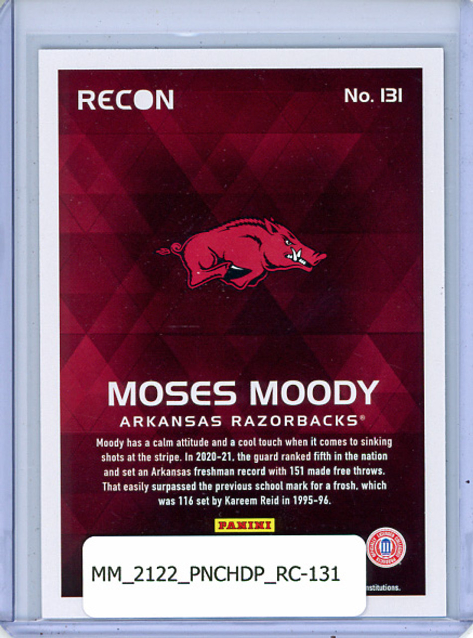 Moses Moody 2021-22 Chronicles Draft Picks, Recon #131