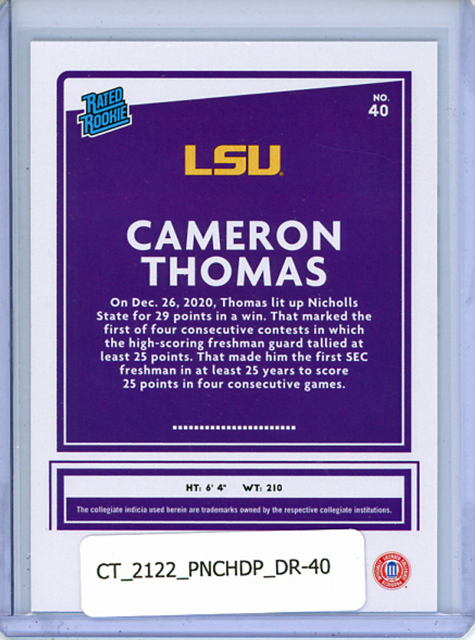 Cameron Thomas 2021-22 Chronicles Draft Picks, Donruss #40
