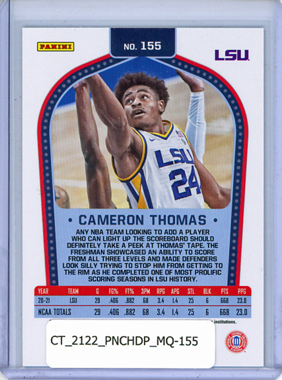 Cameron Thomas 2021-22 Chronicles Draft Picks, Marquee #155