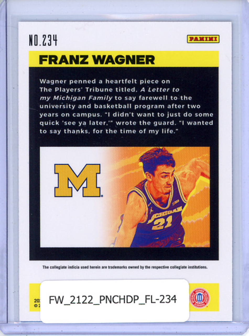 Franz Wagner 2021-22 Chronicles Draft Picks, Flux #234