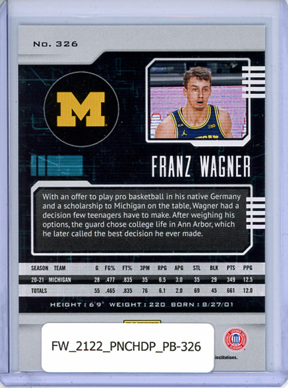 Franz Wagner 2021-22 Chronicles Draft Picks, Playbook #326